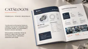 Diseño y maquetación de catálogos técnicos e industriales