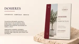 Diseño de dossieres corporativos y de servicios